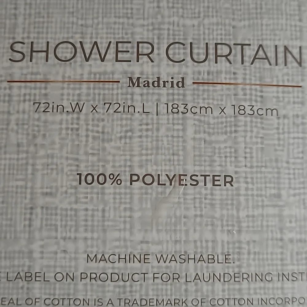 Cedar & Rose Fabric Shower Curtain